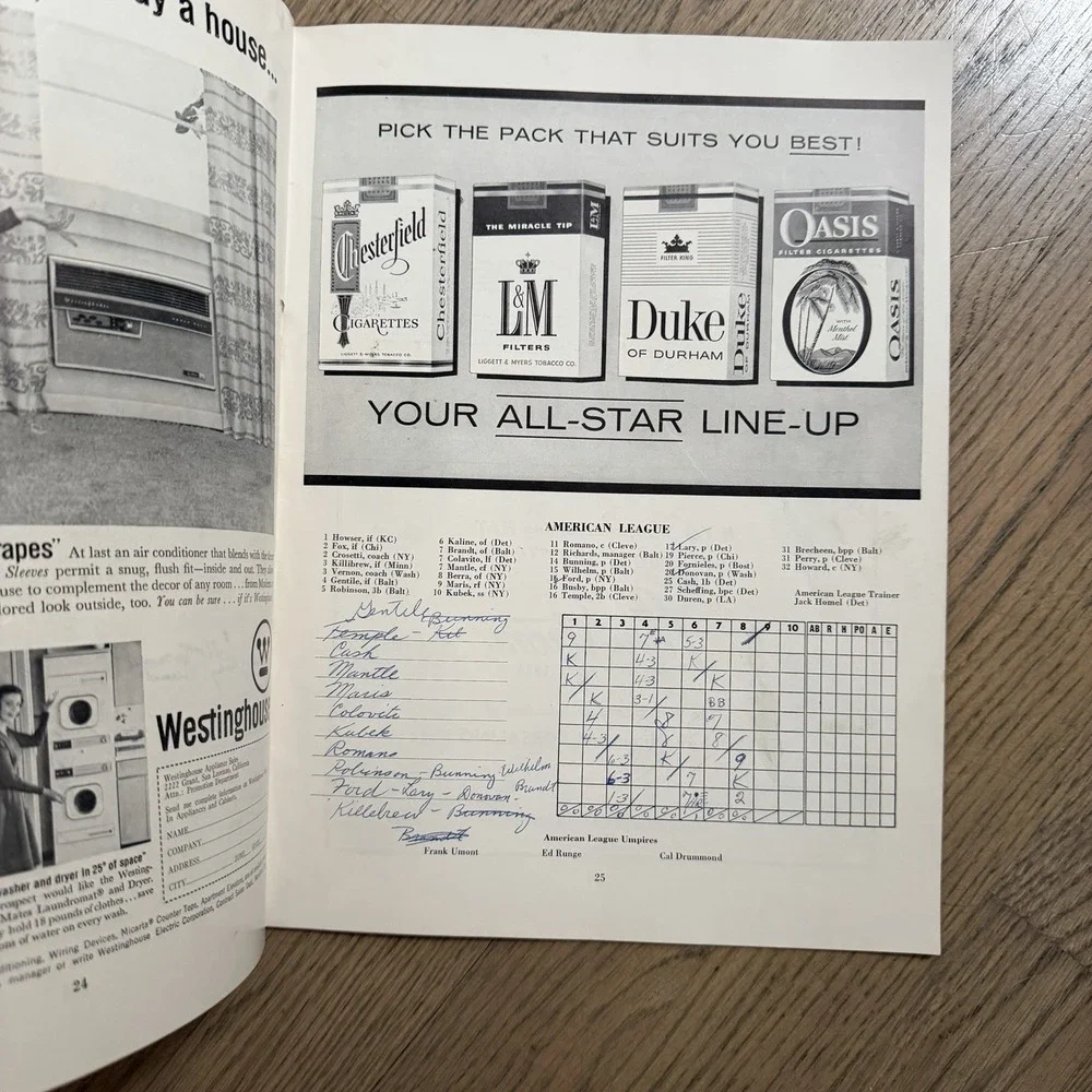 N/A 1961 mlb